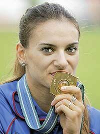 Чемпионка мира Елена Исинбаева