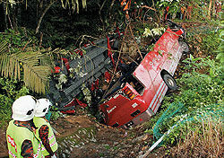 Автокатастрофа в Малайзии унесла жизни 19 человек