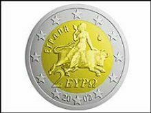 На евро появится кириллическая надпись