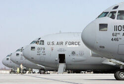 Самолет ВВС США разбился недалеко от Бишкека