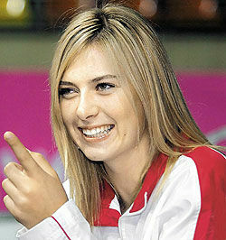 Теннисистка Мария Шарапова