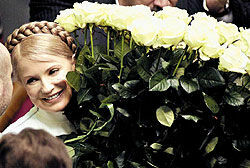 Белые розы Юлии Тимошенко