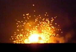 На военном арсенале в Удмуртии вновь прогремели взрывы