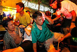До 90 человек ранены в результате терактов в Бангкоке