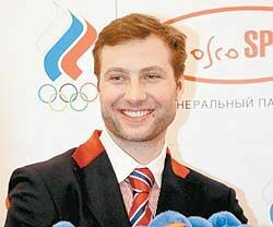 Капитан сборной России по хоккею Алексей Морозов