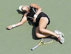 Фаворит US Open упала в обморок во время матча