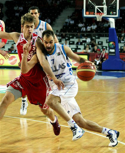 Игра на поражение: греческие баскетболисты поддались россиянам