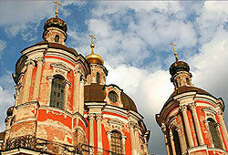 В центре Москвы горел православный храм