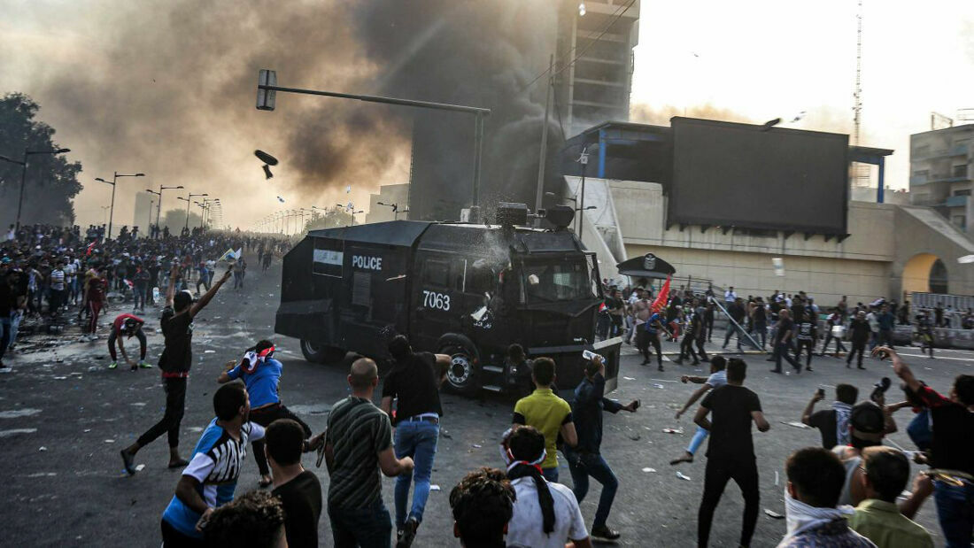 При разгоне протестов в Багдаде погибли восемь человек