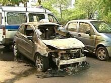 В Москве сожжено очередное авто
