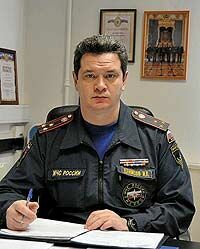 Начальник Управления пожарно-спасательных сил ГУ МЧС России по Москве Илья Денисов