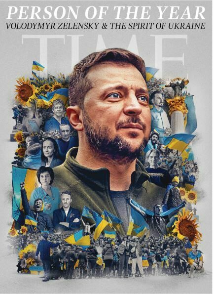 Журнал Time назвал человеком года украинского президента Владимира Зеленского