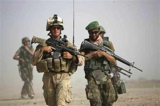 Совместный американо-афганский патруль