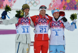 Скиатлон в Сочи: Швейцарец взял золото, россиянин занял четвертое место