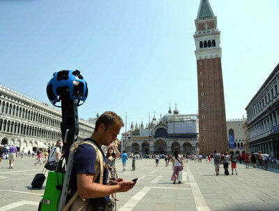 В Венеции камеры Street View «пересели» с машин на человека