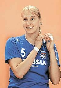 Чемпионка мира по волейболу Любовь Соколова