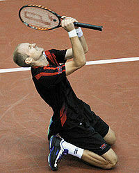 Теннисист Николай Давыденко