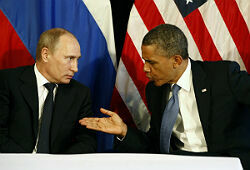 Путин и Обама час обсуждали по телефону ситуацию на Украине