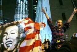Америка празднует смерть бен Ладена (ФОТО)