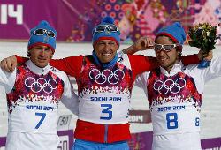 Россия заняла первое место в медальном зачете на Олимпиаде в Сочи