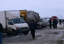 Столкновение 30 машин в Тульской области: растет число пострадавших