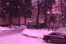 Москва на несколько минут стала розовой (ВИДЕО)