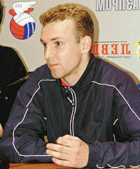 Волейболист сборной России Алексей Вербов