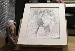 Найден похищенный рисунок Пикассо, вор дает показания полиции