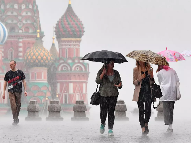 Первая половина лета в Москве оказалась самой дождливой за 125 лет