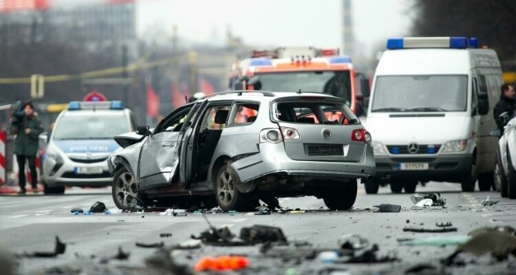 Полиция: взрыв машины в Берлине не является терактом