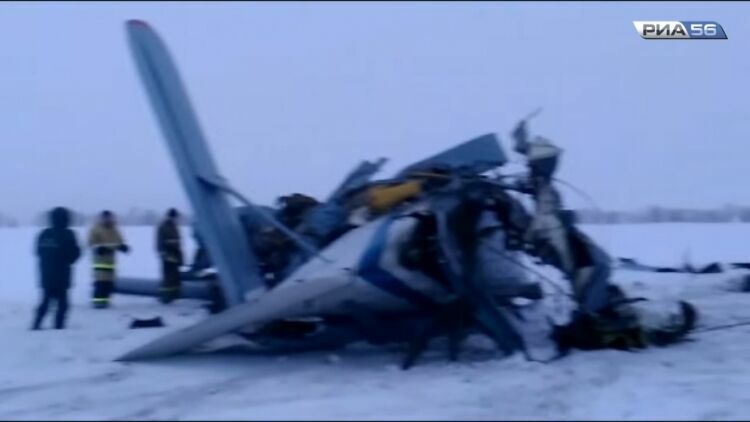 Под Оренбургом потерпел крушение самолет Ан-2