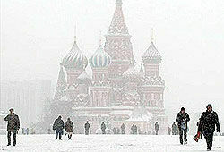 Москву накрыл «необычный» снегопад
