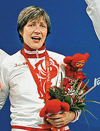 Олимпийская чемпионка по фехтованию Светлана Бойко: