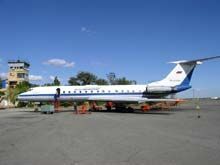 Самолет Ту-134 аварийно сел в Тюмени