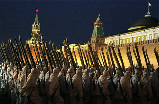 На Красной площади прошла репетиция военного парада