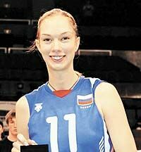 Волейболистка Екатерина Гамова