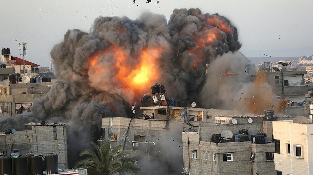 Появилось новое видео военных действий в Газе
