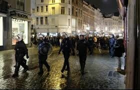 В центре Брюсселя демонстранты сначала протестовали, потом грабили