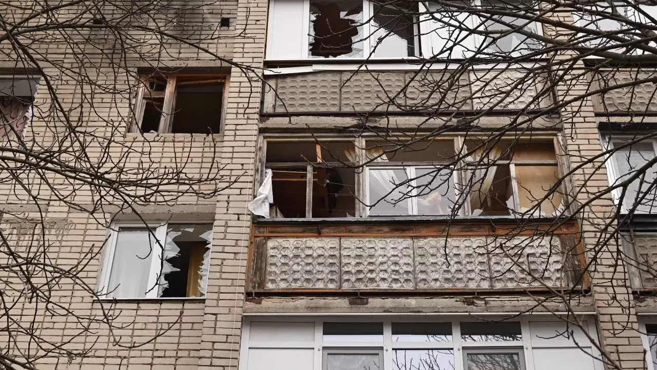 На Харьковской горе в результате атаки ВСУ беспилотником поврежден жилой многоквартирный дом.