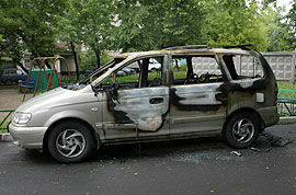Автомобили горят в России как спички