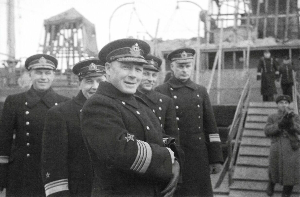 1942 г. Командующий Балтфлотом адмирал Владимир Трибуц