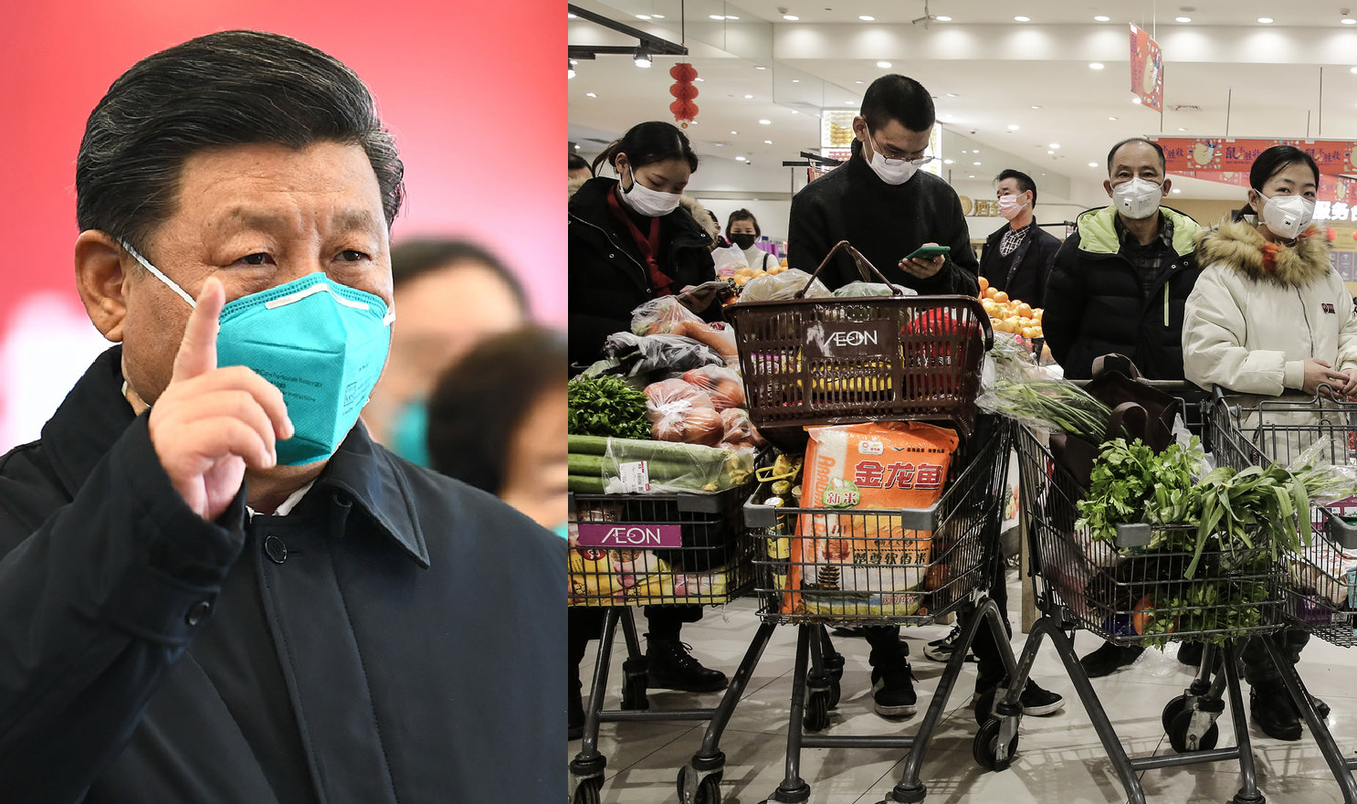 Странные сигналы из Китая: Си не выезжает из страны, а люди в панике скупают продукты