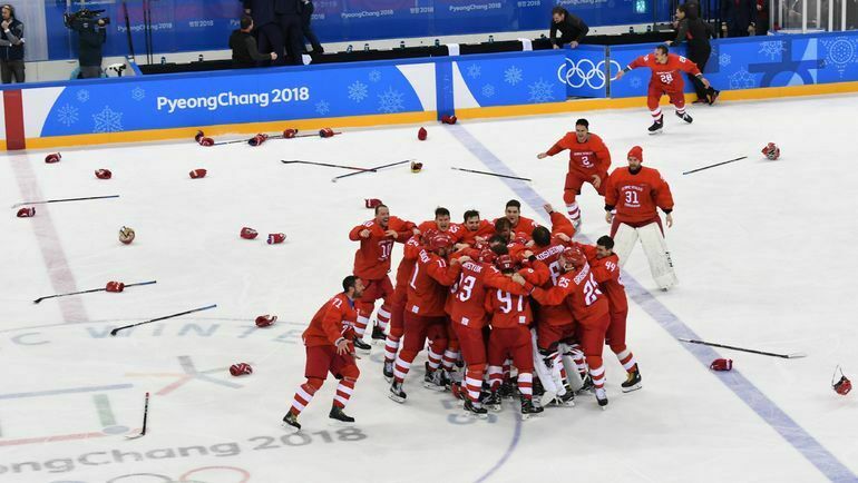 После хоккейного триумфа Россия поднялась на 13 место в медальном зачёте