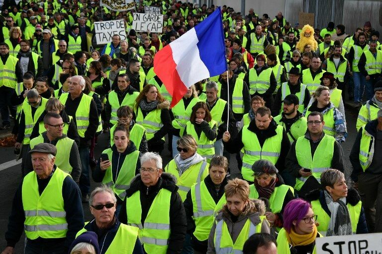 На улицы Парижа может выйти один миллион «желтых жилетов»
