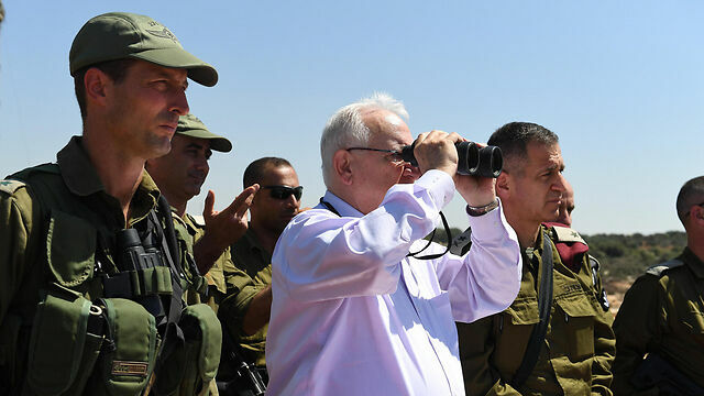 Президент Израиля посетил военные учения.