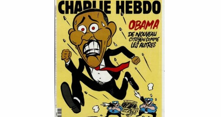 Обама попал на обложку Charlie Hebdo как обычный гражданин США