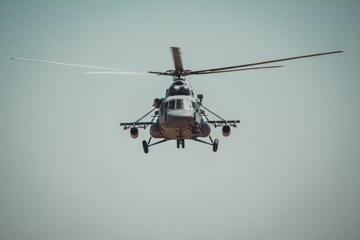Российские военные подбили два вертолета Ми-8 в районе Киева