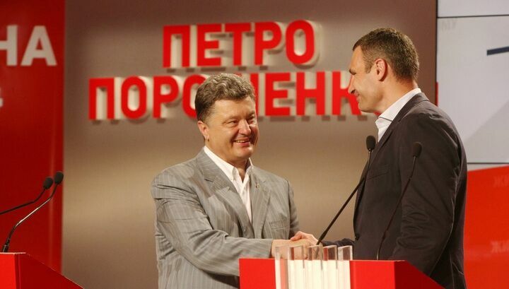 Партии Виталия Кличко и Петра Порошенко объявили об объединении