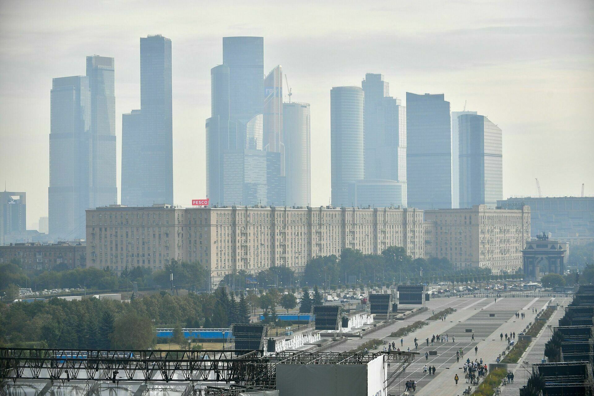 В Москве увеличилось количество смога