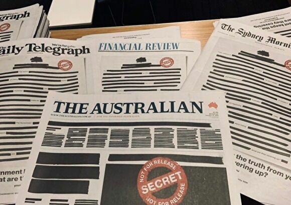 Журналисты Австралии протестуют против цензуры